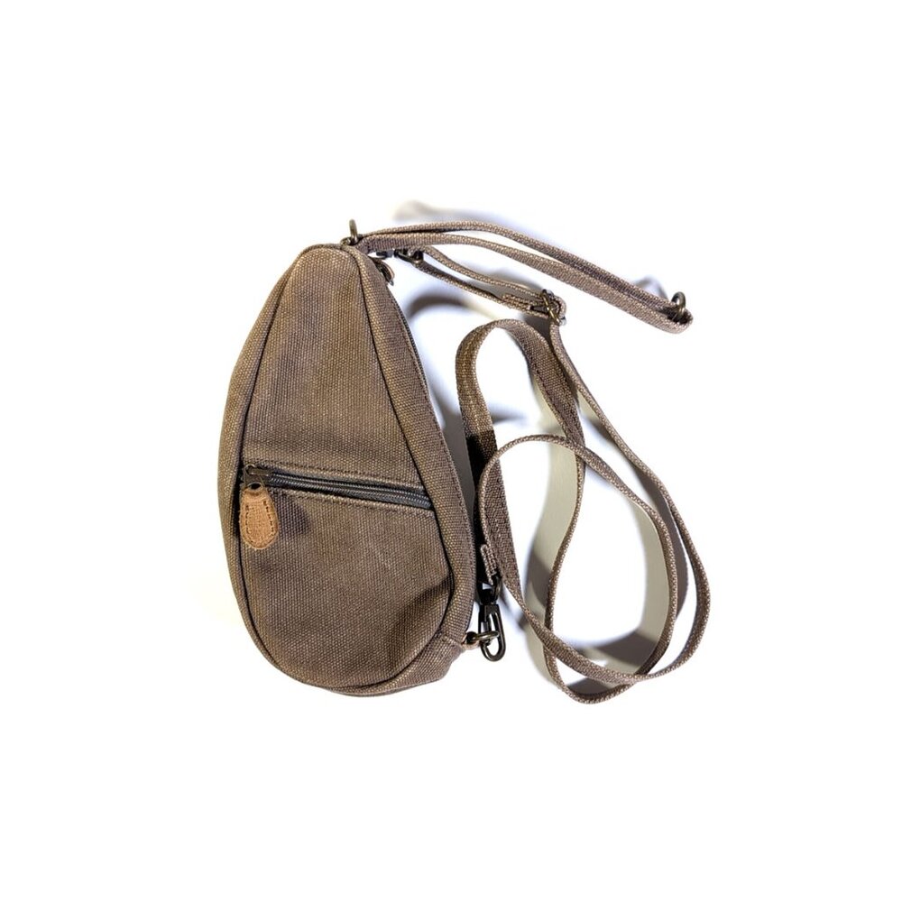 Vintage LL Bean Mini Ameribag Sling Bag Tan Bag Crossbody Khaki